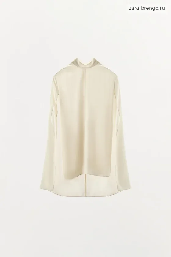 РУБАШКА-КЕЙП С РАЗРЕЗАМИ коллекция Zara «ZW»