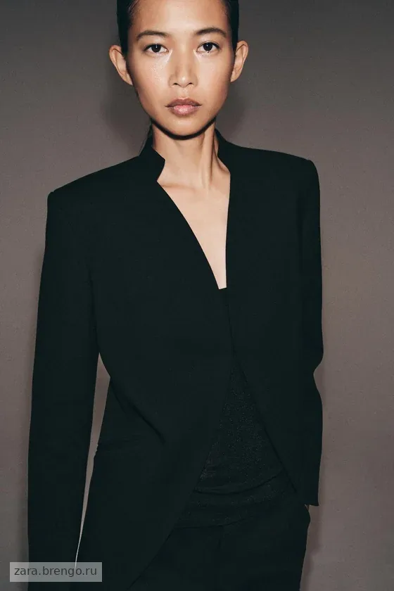 ДЛИННЫЙ МИНИМАЛИСТИЧНЫЙ БЛЕЙЗЕР — коллекция Zara «ZW» лимитированная серия