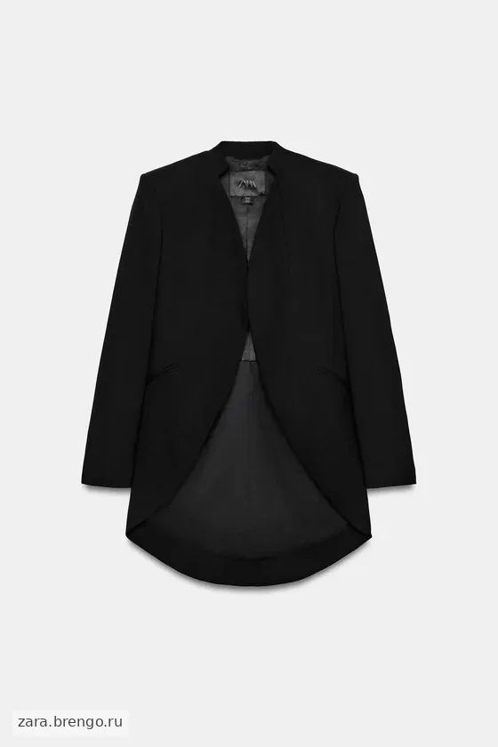 ДЛИННЫЙ МИНИМАЛИСТИЧНЫЙ БЛЕЙЗЕР — коллекция Zara «ZW» лимитированная серия