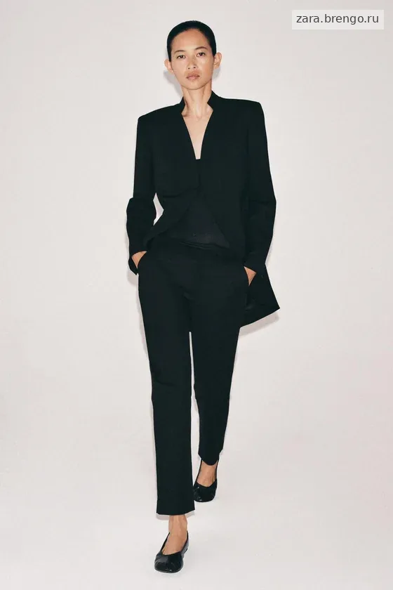 ДЛИННЫЙ МИНИМАЛИСТИЧНЫЙ БЛЕЙЗЕР — коллекция Zara «ZW» лимитированная серия