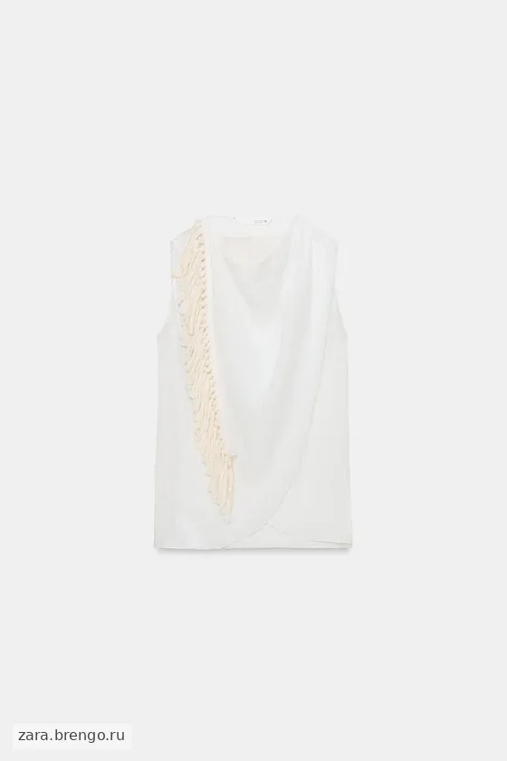 ТОП С БАХРОМОЙ — коллекция Zara «ZW»