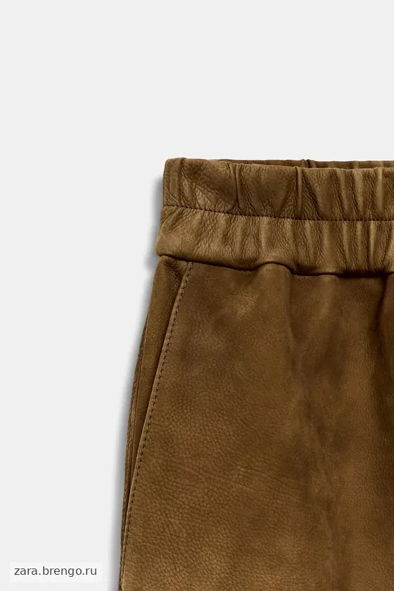 ЮБКА ИЗ ЗАМШИ — коллекция Zara «ZW» лимитированная серия