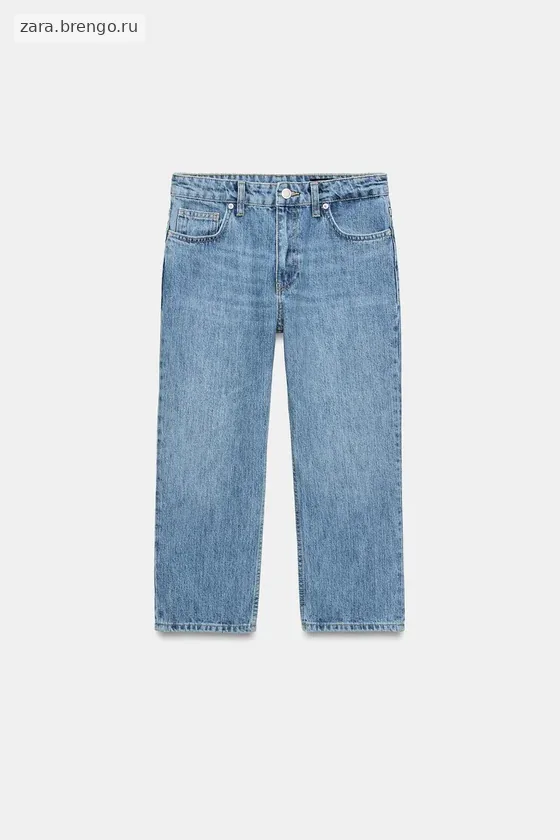 ДЖИНСЫ КАПРИ СО СРЕДНЕЙ ПОСАДКОЙ — коллекция Zara «ZW»