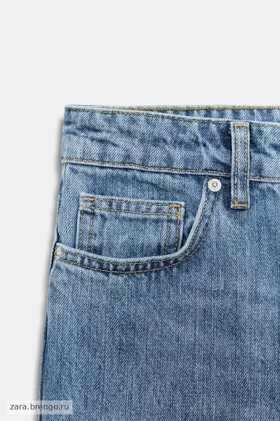 ДЖИНСЫ КАПРИ СО СРЕДНЕЙ ПОСАДКОЙ — коллекция Zara «ZW»