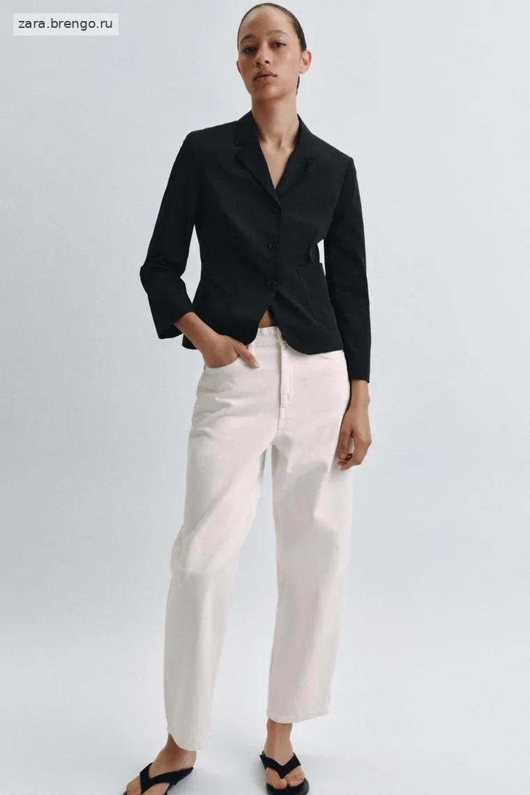 Пиджак с карманами из коллекции zara woman