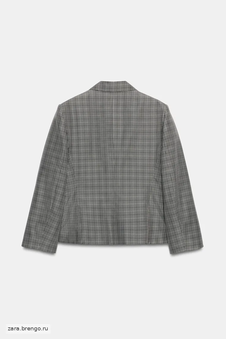 Шерстяной жакет Zara «ZW» check