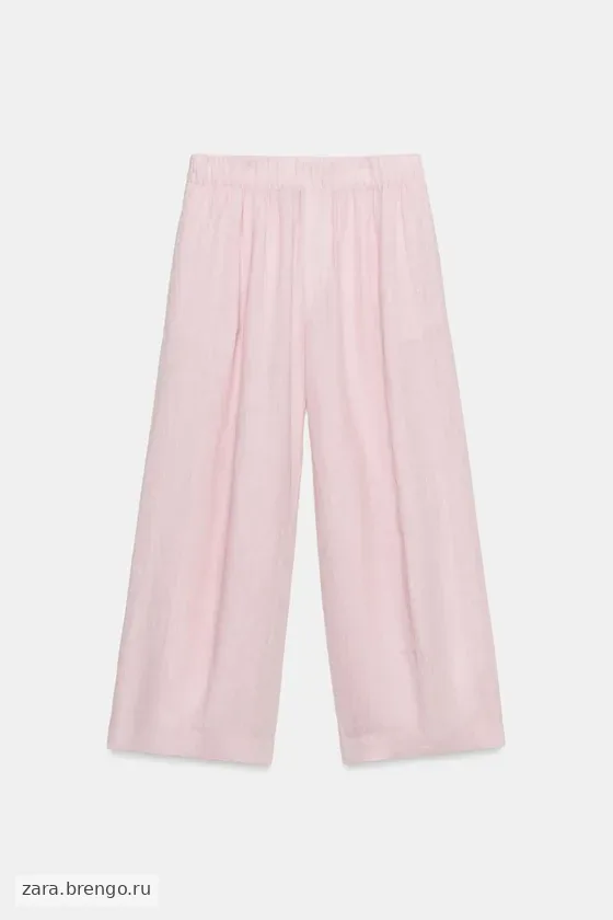 БРЮКИ  ИЗ ЛЬНА — коллекция Zara «ZW»