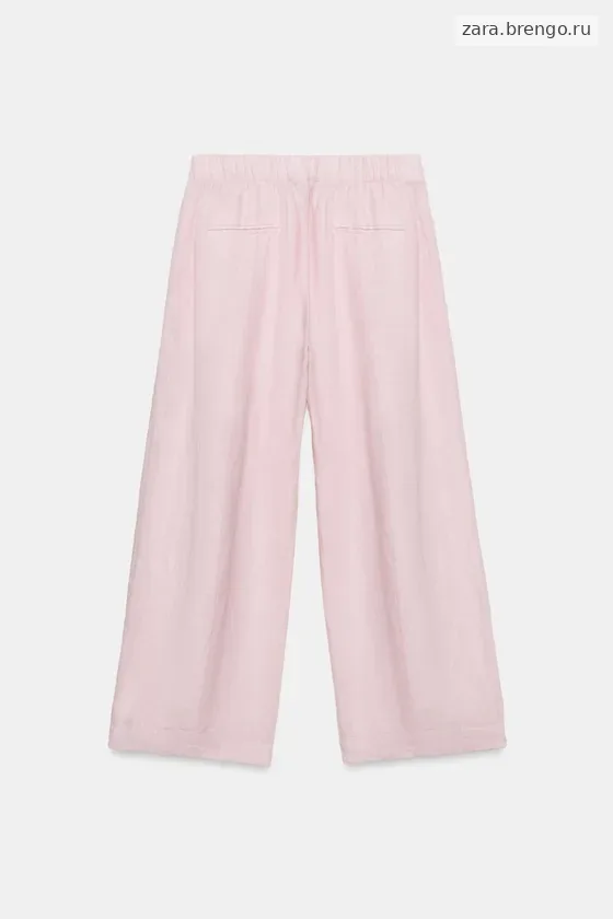 БРЮКИ  ИЗ ЛЬНА — коллекция Zara «ZW»