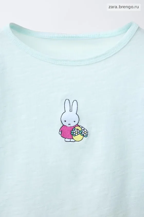 ФУТБОЛКА С ВЫШИВКОЙ MIFFY™ MERCIS BV ©