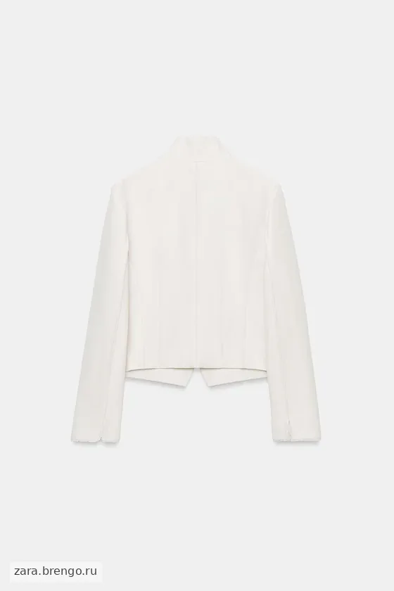 ПРИТАЛЕННЫЙ КОМБИНИРОВАННЫЙ БЛЕЙЗЕР коллекция Zara «ZW»