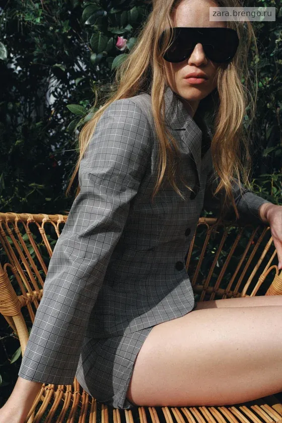 ШОРТЫ В КЛЕТКУ — коллекция Zara «ZW»