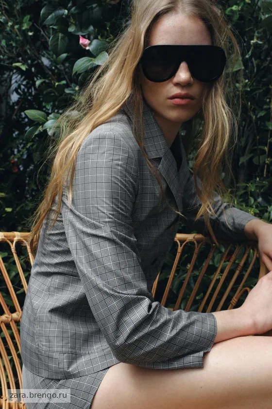 ШОРТЫ В КЛЕТКУ — коллекция Zara «ZW»
