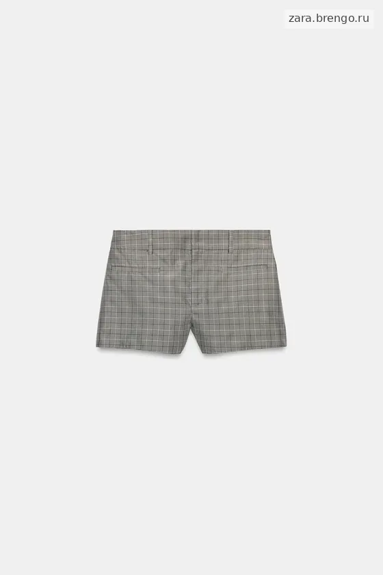 ШОРТЫ В КЛЕТКУ — коллекция Zara «ZW»
