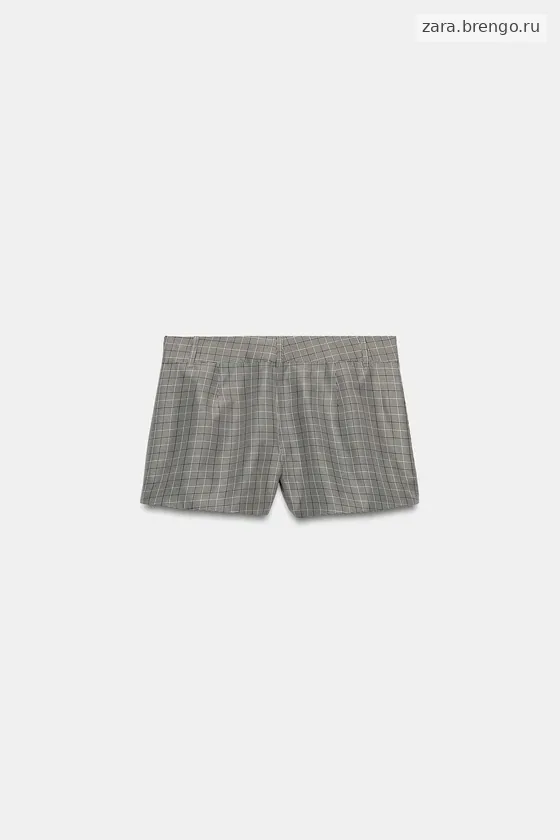 ШОРТЫ В КЛЕТКУ — коллекция Zara «ZW»