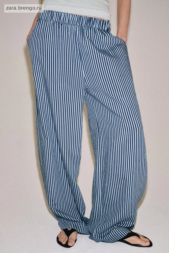 БРЮКИ  В ПОЛОСКУ — коллекция Zara «ZW»