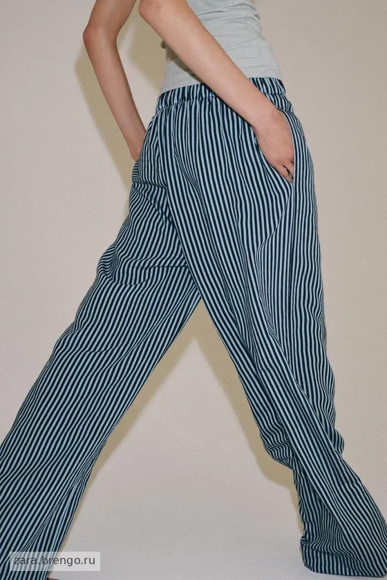 БРЮКИ  В ПОЛОСКУ — коллекция Zara «ZW»