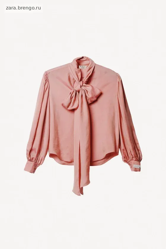 Блуза с галстуком willy chavarria x zara