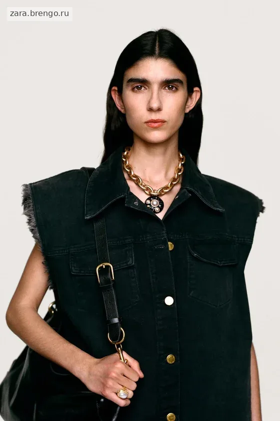 Джинсовое платье без рукавов willy chavarria x zara