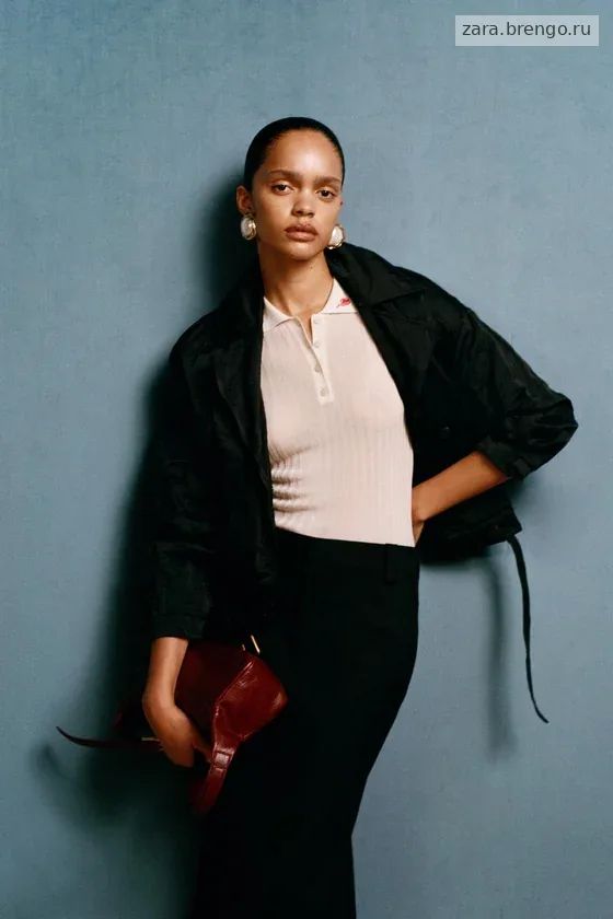 Боди из тонкого ребристого трикотажа willy chavarria x zara
