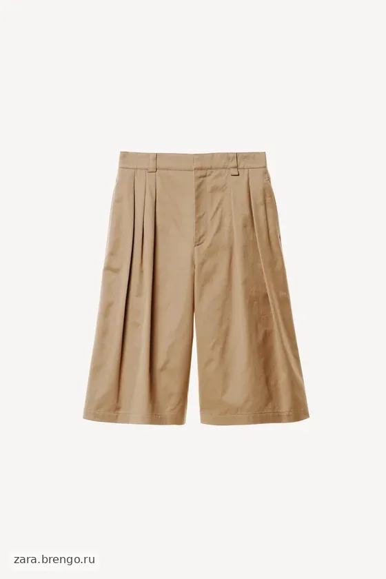 Длинные бермуды с линиями искривления willy chavarria x zara
