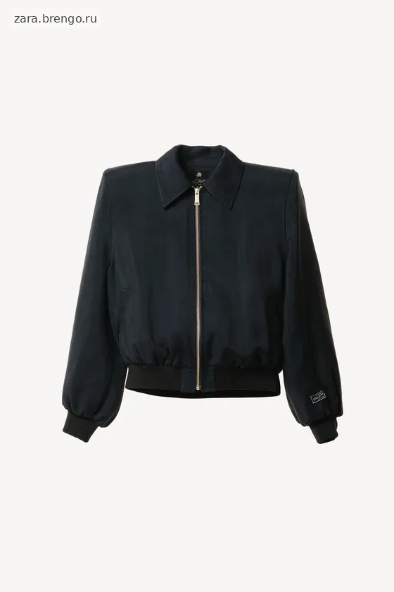 Бомбер с уплотненными плечами willy chavarria x zara