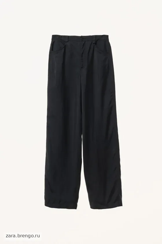 Прямые брюки из потоковой вискозы willy chavarria x zara