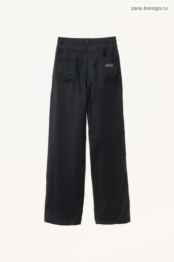 Прямые брюки из потоковой вискозы willy chavarria x zara