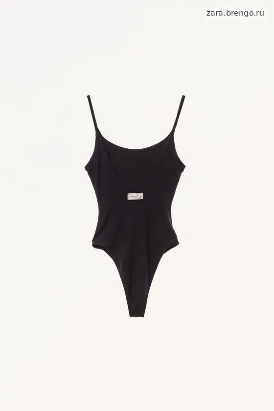Боди с надписью на груди willy chavarria x zara