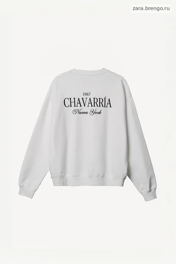 Толстовка с вышивкой willy chavarria x zara