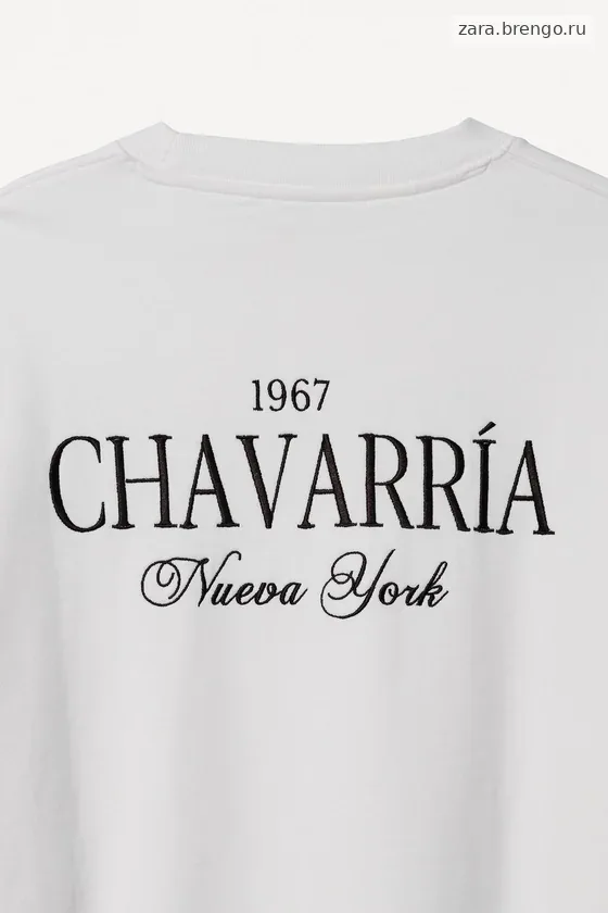 Толстовка с вышивкой willy chavarria x zara