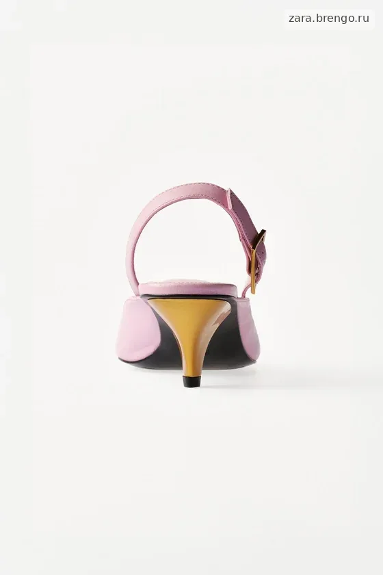 Туфли на каблуке из кожи willy chavarria x zara