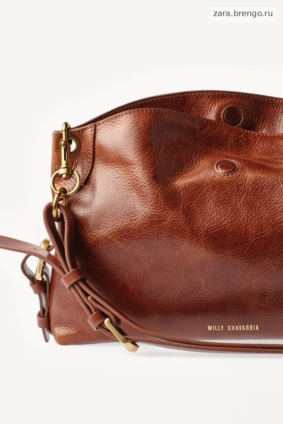 Сумка через плечо из кожи willy chavarria x zara