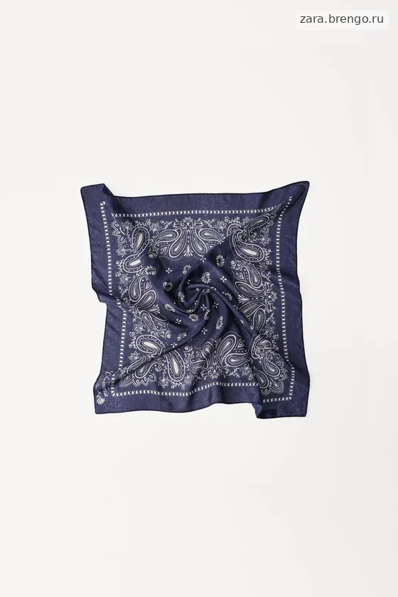 Бандана paisley из 100% шёлка willy chavarria x zara