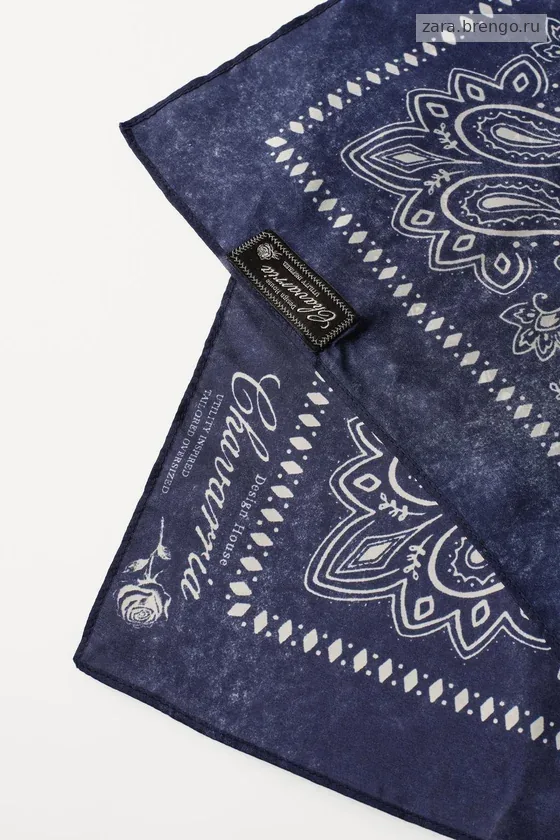 Бандана paisley из 100% шёлка willy chavarria x zara