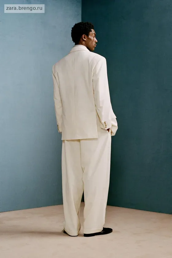 Широкие брюки с отбортками из коллекции willy chavarria x zara