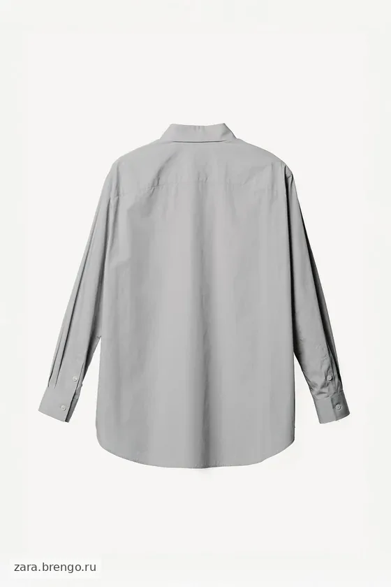 Рубашка свободного кроя из хлопка willy chavarria x zara