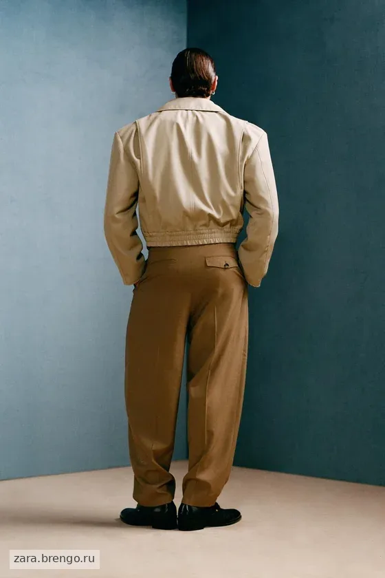 Плиссированные брюки для костюма willy chavarria x zara