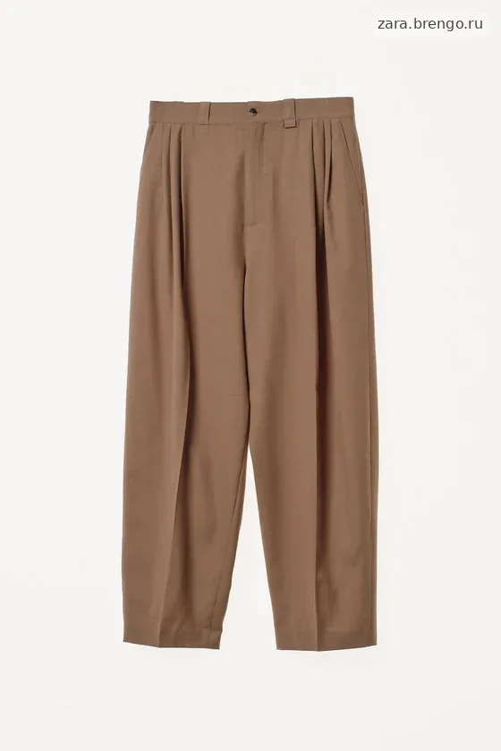 Плиссированные брюки для костюма willy chavarria x zara