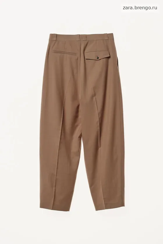 Плиссированные брюки для костюма willy chavarria x zara