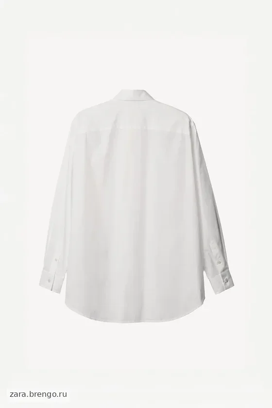 Рубашка свободного кроя из хлопка willy chavarria x zara