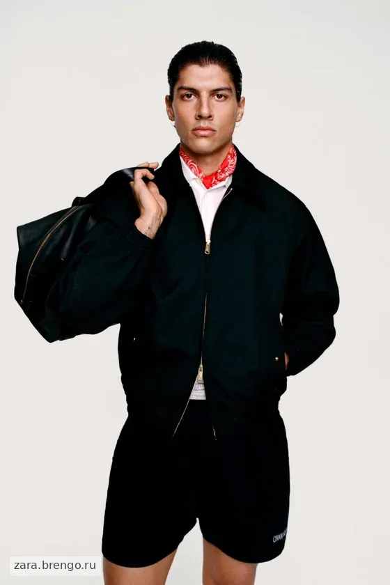 Бомбер от willy chavarria x zara с текстурой