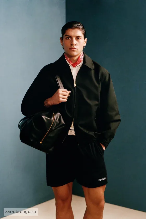 Бомбер от willy chavarria x zara с текстурой