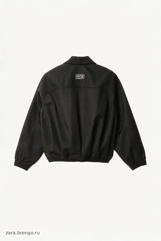 Бомбер от willy chavarria x zara с текстурой