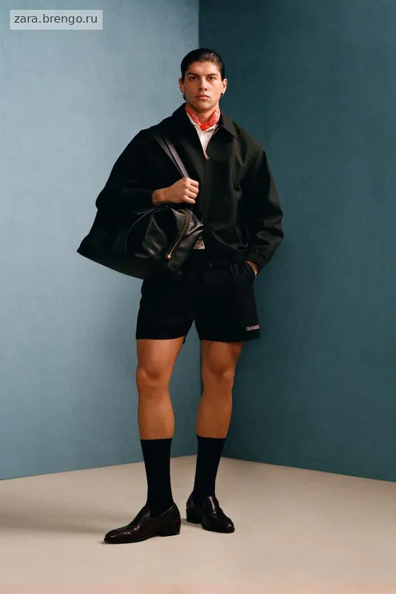 Бомбер от willy chavarria x zara с текстурой