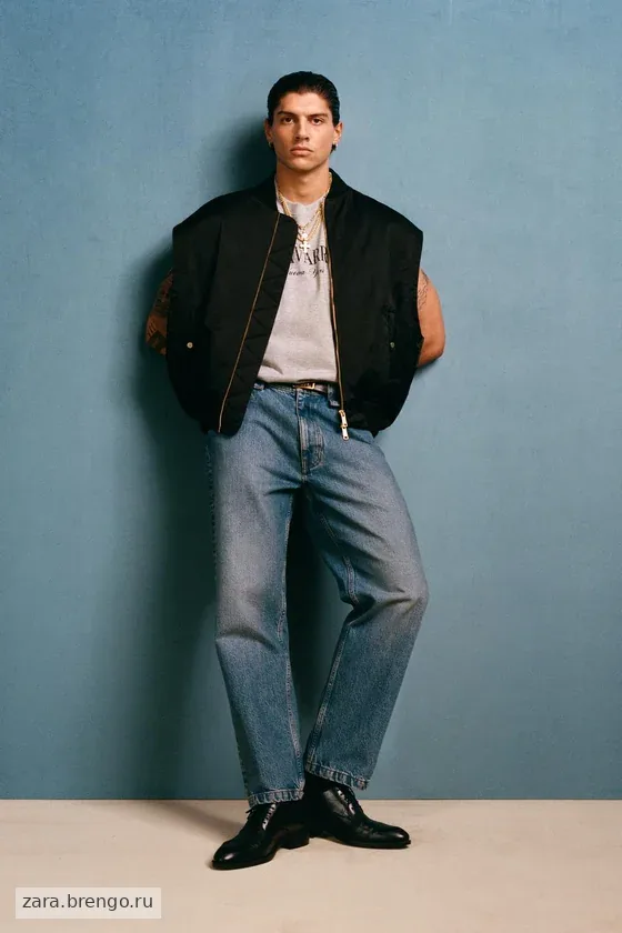 Оверсайз майка топ willy chavarria x zara