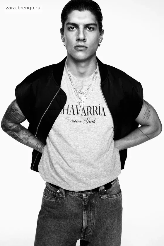 Оверсайз майка топ willy chavarria x zara