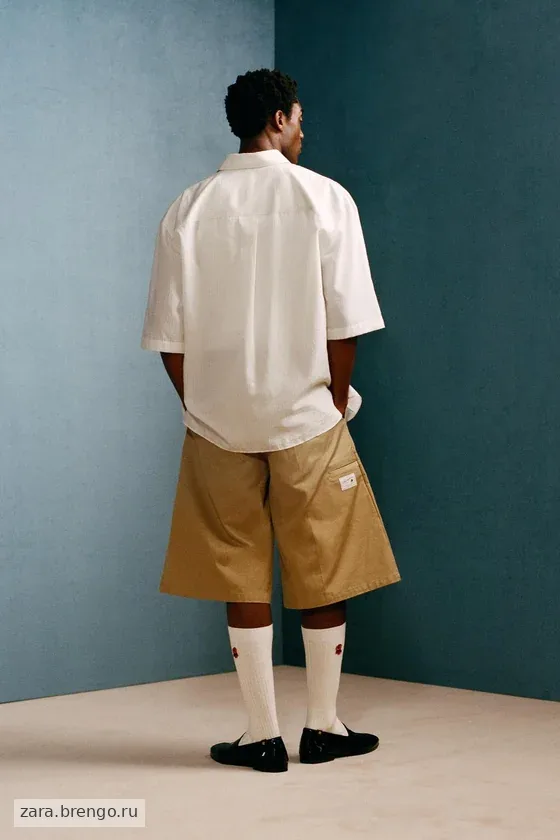 Рубашка в полоску oversize willy chavarria x zara