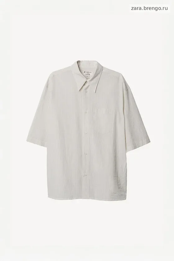Рубашка в полоску oversize willy chavarria x zara