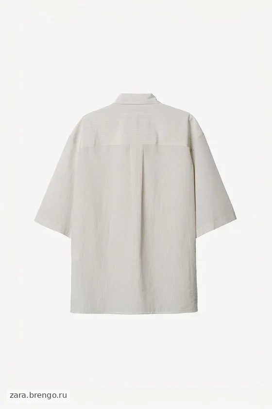 Рубашка в полоску oversize willy chavarria x zara