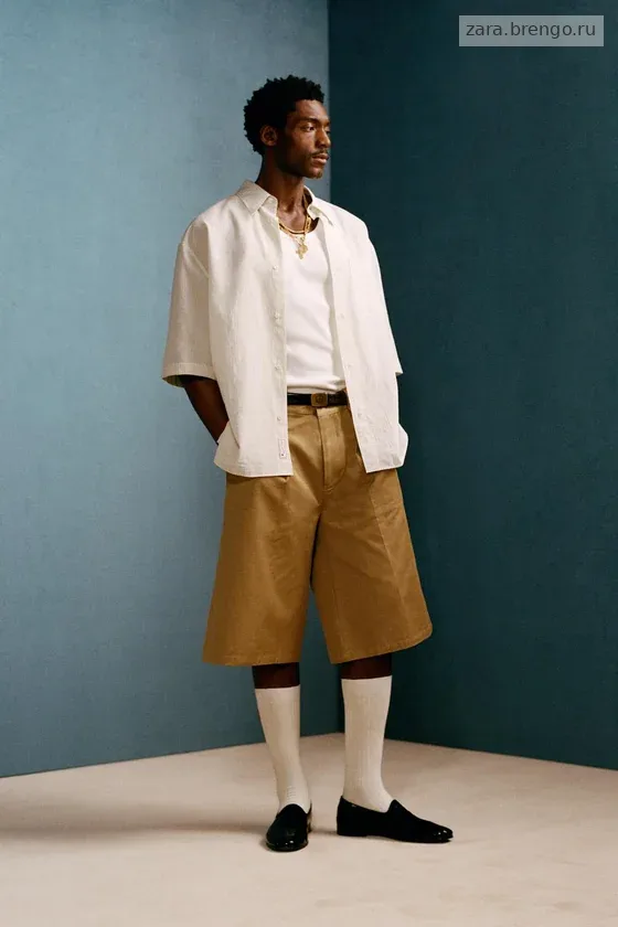 Рубашка в полоску oversize willy chavarria x zara